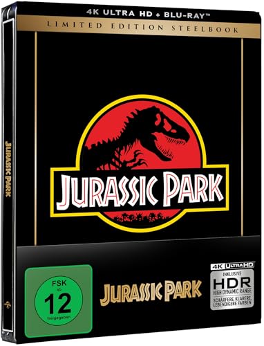 Jurassic Park – 4K Steelbook (2026) (UHD + Blu-ray Disc)