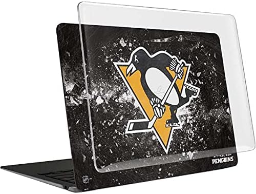 Skinit Case + Skin Compatible with MacBook Air 13in M1 (2021) - Officially Licensed NHL Pittsburgh Penguins Frozen Design