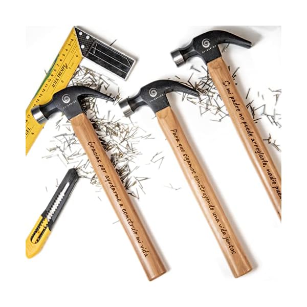 Martillo personalizado Regalos originales para hombre navidad dia del padre e hijo cumpleaños de papa abuelos novio - Imagen 5