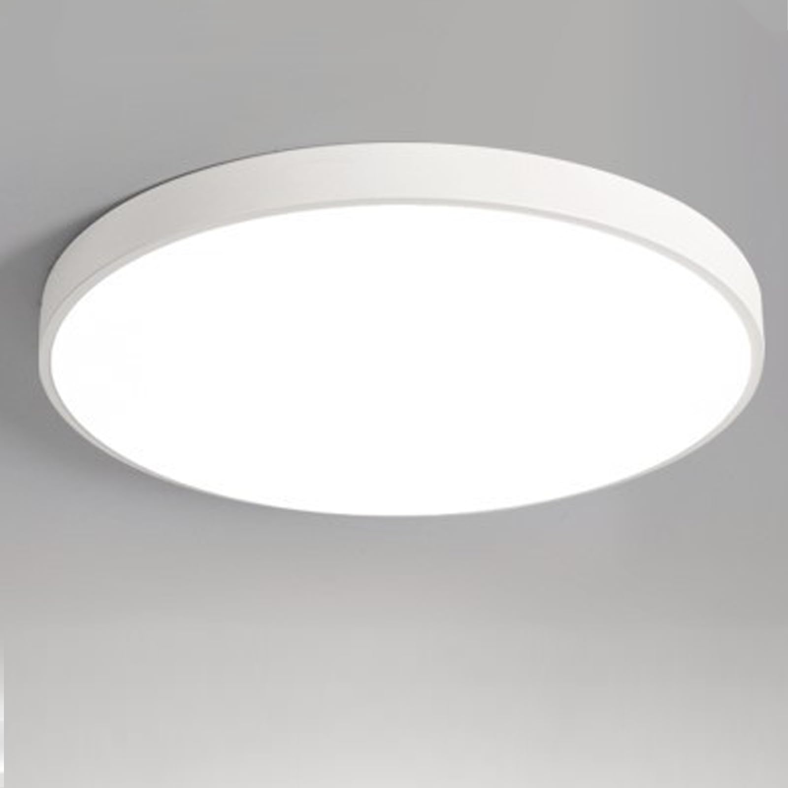 Plafonnier coquille noir et blanc 6500K pour sublimer l'éclairage de votre salon et chambre