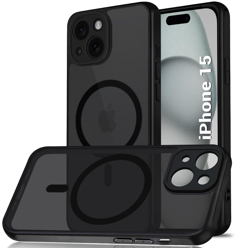 TheGiftKart for iPhone 17 Pro Max Case, Matte Frosted Hard Back Cover Compatible with MagSafe, Hybrid Shockproof iPhone 17 Pro Max Cover with Camera & Screen Protection (PC & TPU, Translucent Black) — Amazon image 21