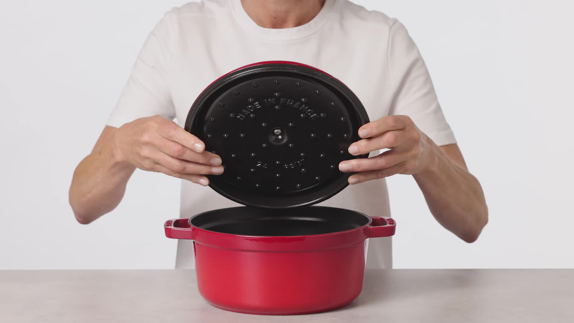 STAUB French-Made Cast Iron Cocotte with Enamel Coating