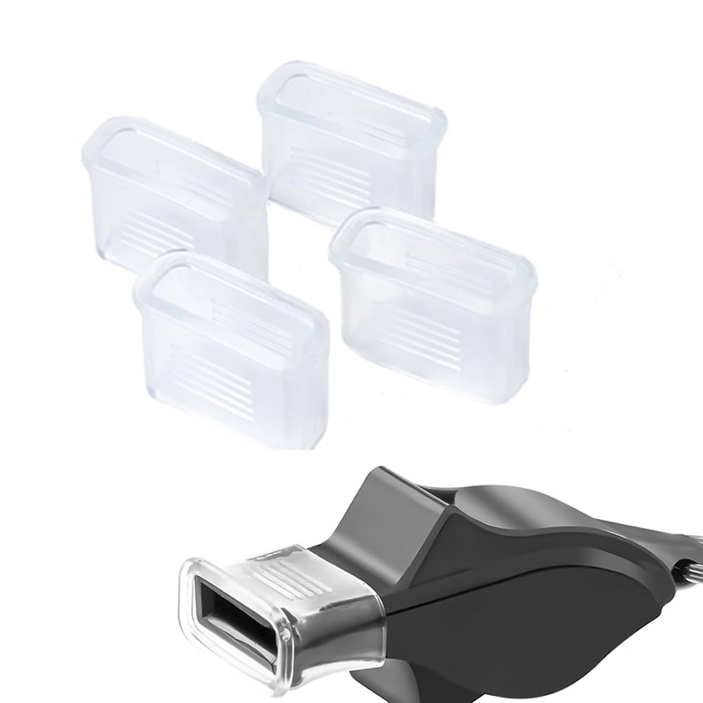 VANTOBEST 20Pcs Whistle Mouth Covers Cushioned Sports Whistle Protectors for Referees Coaches Outdoor Use