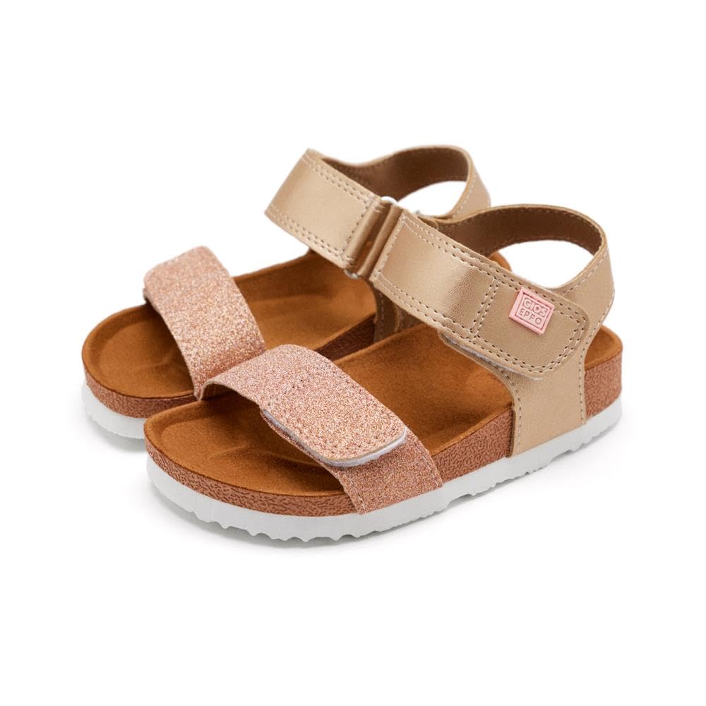 Gioseppo Girls Jabbeke Open Toe Sandals, Gold (Cobre Cobre), 1 UK