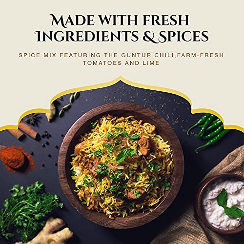 Image of Riwayat Andhra Biryani Ready to Cook Gravy | Easy to cook | 4 Step Biryani Recipe |Hyderabadi Biryani Masala Spice Mix| Fresh Ingredients & Spices | No Colours or Artificial Flavours |250g