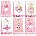 Jecery 24 Pcs Mini Ballerina Goodie Bags Ballet Birthday Party Supplies Dancing Girls Party Favors Ballet Tutus Party Bags