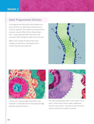 First-Time Machine Applique: Learning to Applique in Nine Easy Lessons (Landauer) 5 Simple Projects for Beginners, Using a Combination of Techniques; Includes a Lap Throw Quilt & Table Runner - Image 6