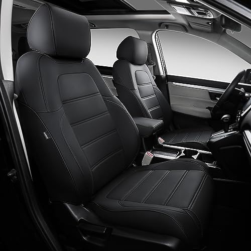 PTYYDS Car Seat Cover Compatible with 2017-2022 CRV Seat Cover Protector PU Leather Waterproof Protector Replacement for 2017-2022 CRV Accessories
