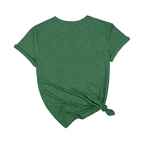 KIKIBERRY-Womens-Im-Fine-Everything-is-Fine-T-Shirts-Short-Sleeve-Sayings-Casual-Cute-Graphic-Tee-Blouse-Tops KIKIBERRY Women's I'm Fine Everything is Fine T-Shirts Short Sleeve Sayings Casual Cute Graphic Tee Blouse Tops Dark Green X-Large