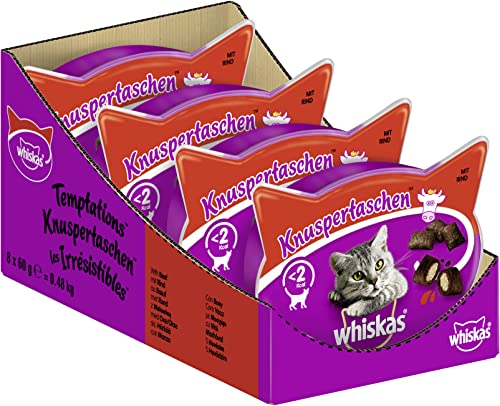 Whiskas - Whiskas Irrésistibles, Boeuf - Friandises Pour Chat, 60G Wis Irresist Boeuf, 60 g (Pack...
