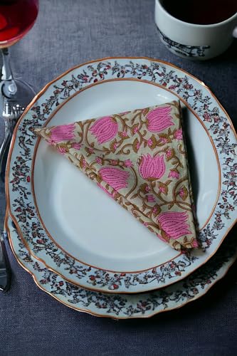 Third Eye Export Premium Cotton Cloth Napkins Set Of 12 thumb #2