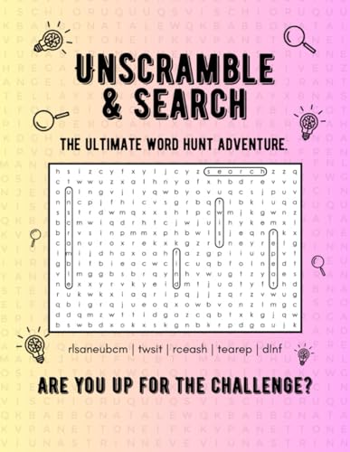 Unscramble & Search: The Ultimate Word Search Adventure