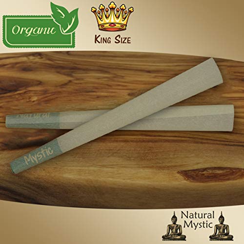 Pre Rolled Cones King Size â 50 Pack Hemp Rolling Paper Unbleached Brown Organic Fibers Classic Preroll Natural Mystic Pre Roll Papers With Filter Tips Use Cone Loader Filling Packing Sticks - Image 5