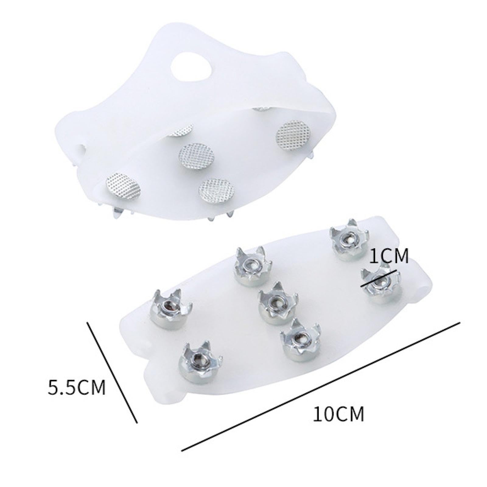 QSTDGVPW Crampons Ice Cleats Supplies Shoe Claws 7 Ice Snow Gripper Shoe Spikes for Hiking Walking on Snow and Ice Fishing