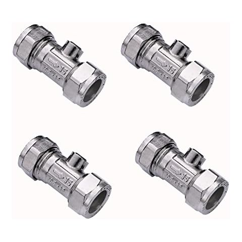 Visua 15mm Compression Isolation Valves - Pack of 4 Cover