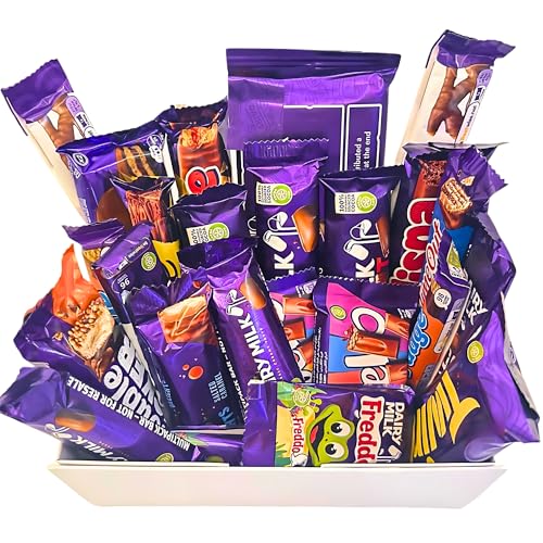 Benerry Chocolate Gift Box Hamper - 21 Treats Gift for Any Occasion - Dairy Milk Style Sweet Box of Chocolates