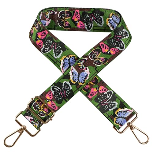 Image of Wide Adjustable Canvas Purse Strap Crossbody Bag Straps for Women's Handbags