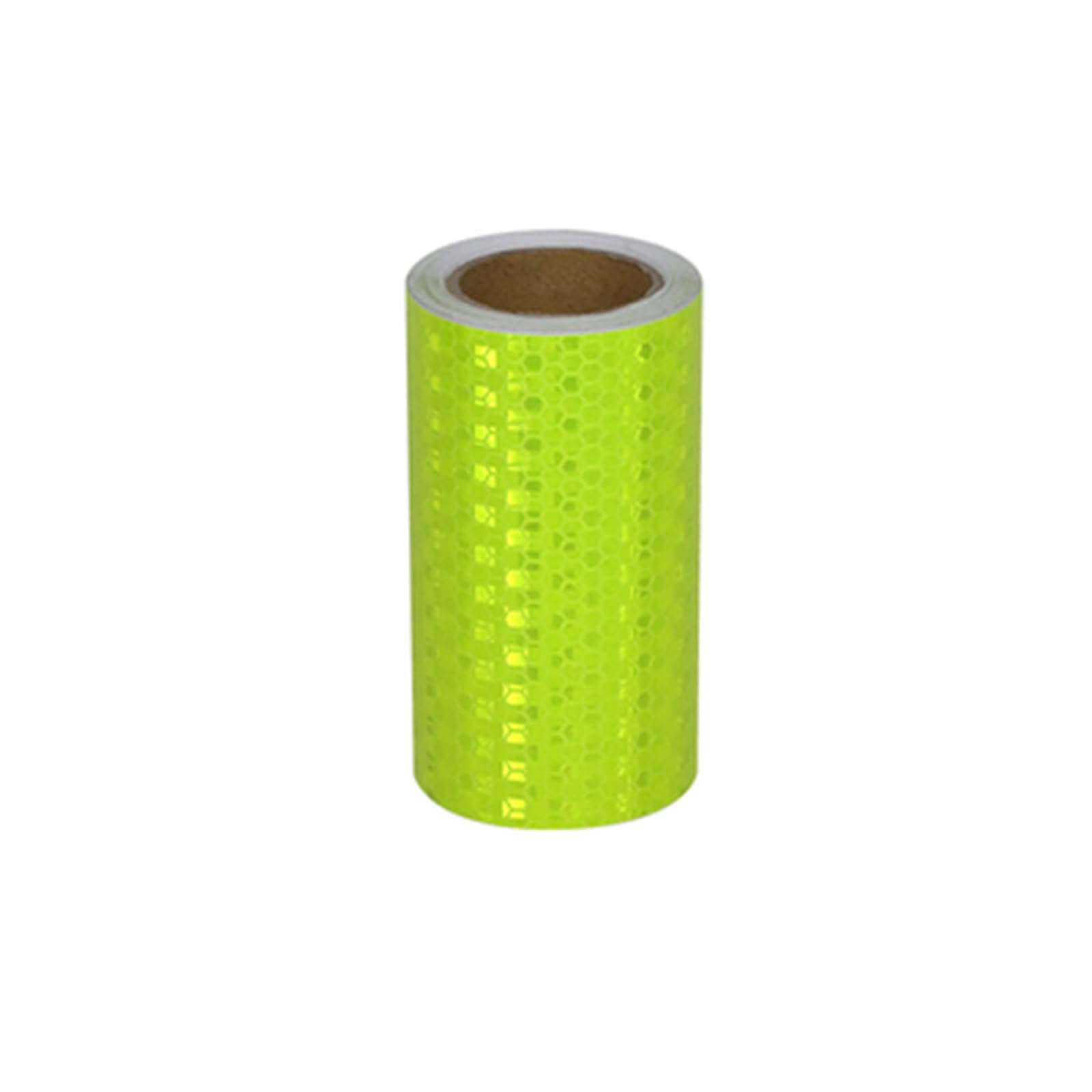 Yuzguhey Fluorescent Yellow Reflective Tape, Self Adhesive Fluorescent Reflector Warning Tape, 5-20Cm Multicolor For Vehicles Boats Trailers(,10Cm)