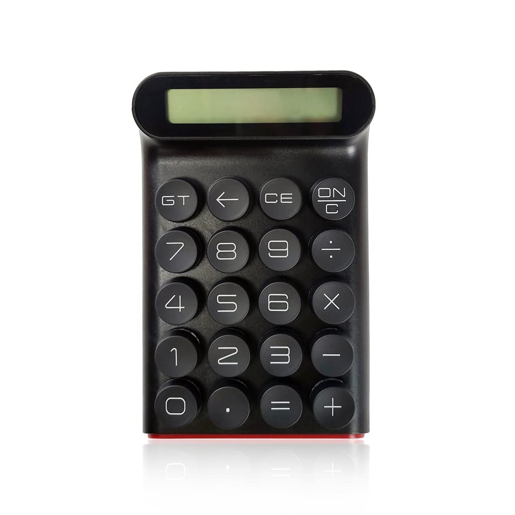 calcolatrice, Calcolatrice portatile, calcolatrice elettronica a 10 cifre, alimentata a batteria, for studenti, regalo(Black)