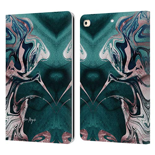 Étui portefeuille en cuir iPad 9.7 Nature Magick Or Marbre chic