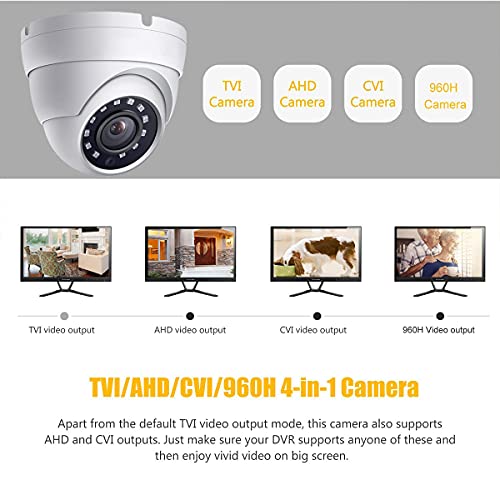 Real Hd HD ANALOG 2Mp Dome Tvi Ahd Cctv Surveillance Security Camera thumb #2