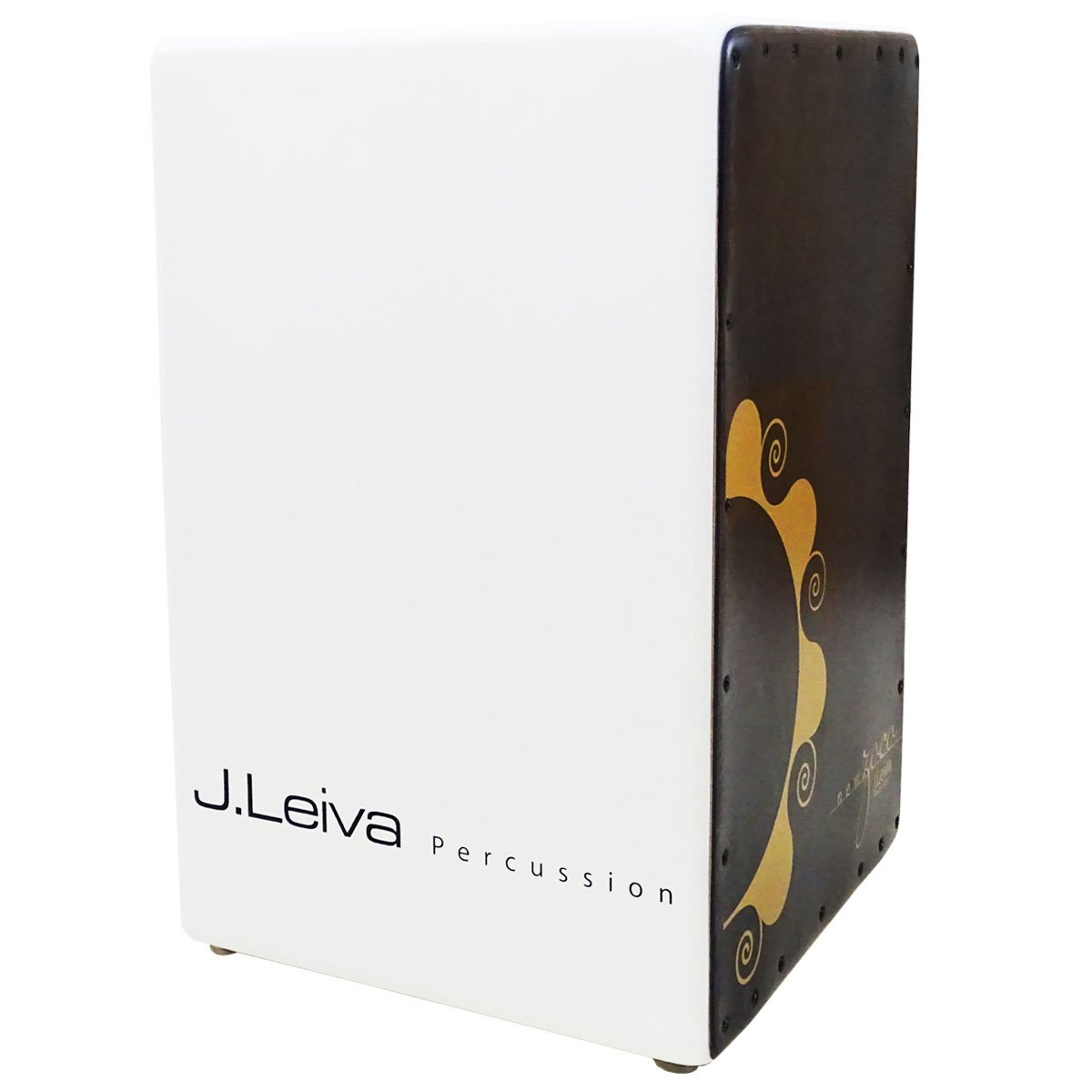 J.Leiva Zoco 2.0 Cajon Black & White Edition + Container Bag + Pad
