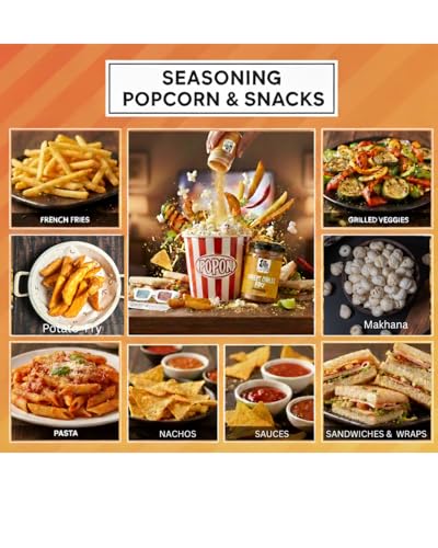 Image of Browntree Cheddar Cheese Seasoning-100g-Pack of 2|Each pack 50g |Popcorn Seasoning Powder| Movie Style Popcorn|Cheddar| Creamy cheese taste with deliciously flavoured Seasoning|Pizza Masala Powder