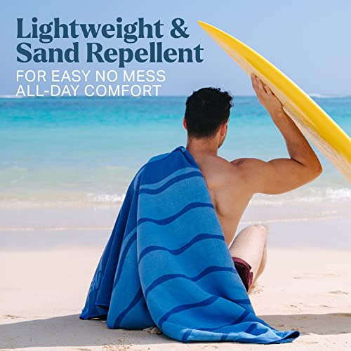 Seaview 180 Akumal Oversized Microfiber Beach Towel, Quick Dry Towel-Travel Towel-Camping Towel Super Absorbent-75% Recycled #TOP4