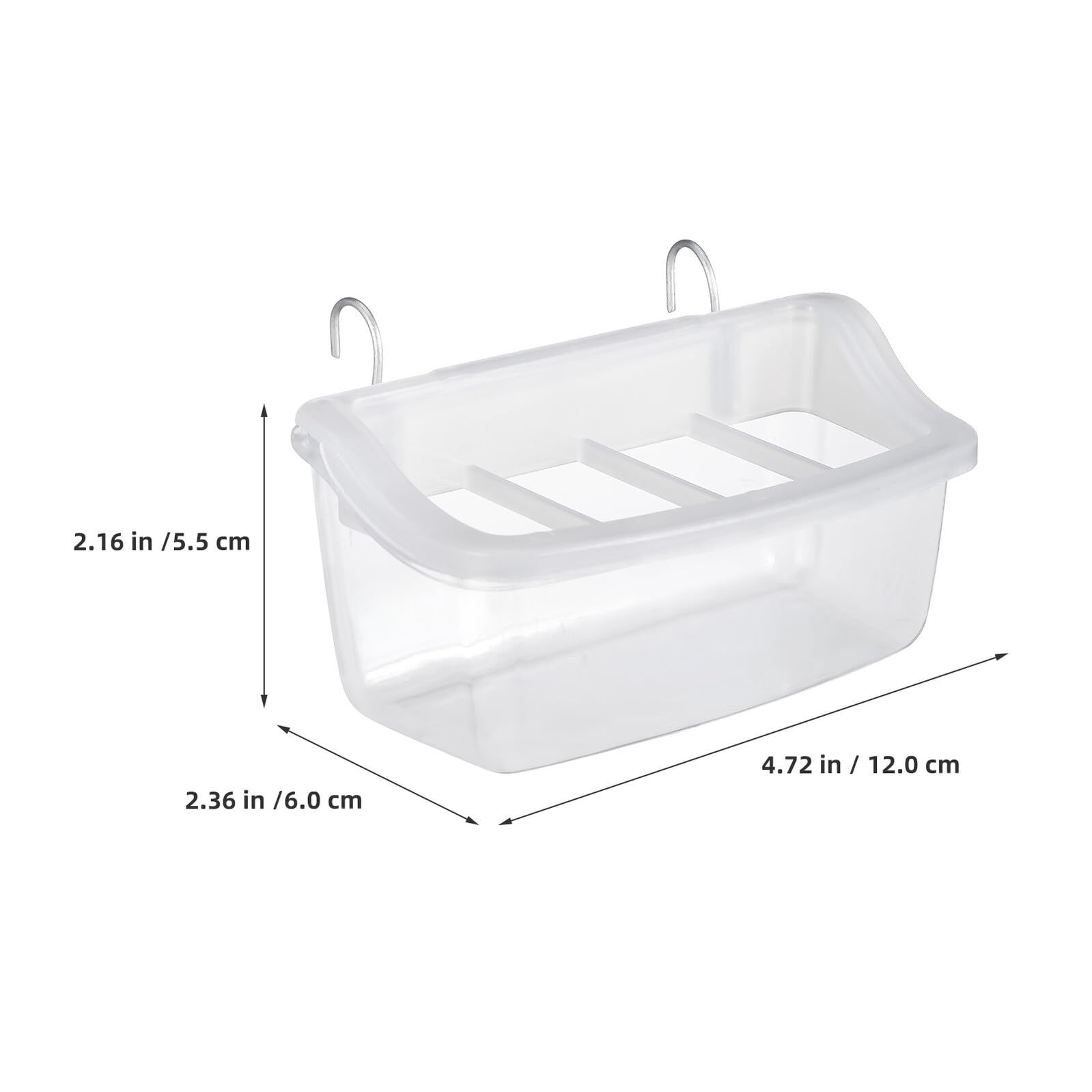 FRCOLOR 10 Pezzi Mangiatoie per Pappagalli da Interno Ciotole Appendibili Anti-spreco in Plastica Resistenti Dispenser Acqua e Cibo per Gabbie Piccoli Uccelli e Pappagallini Accessori