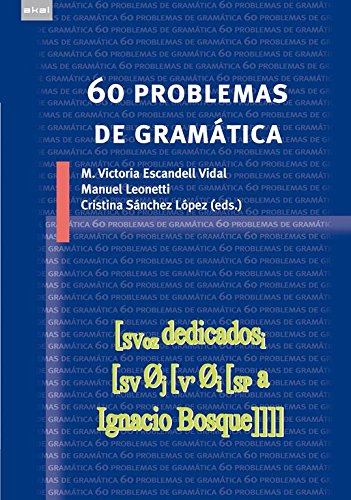 60 problemas de gramática (Lingüística) 60 problemas de gramática (Lingüística)