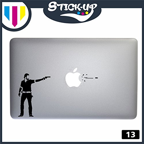 Adesivo The Walking Dead Rick Daryl - Apple