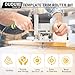 Carbide Compressiom Flush Trim Router Bit 1/4 Shank, Top & Bottom Bearing, 2+2 Flute, 1/2