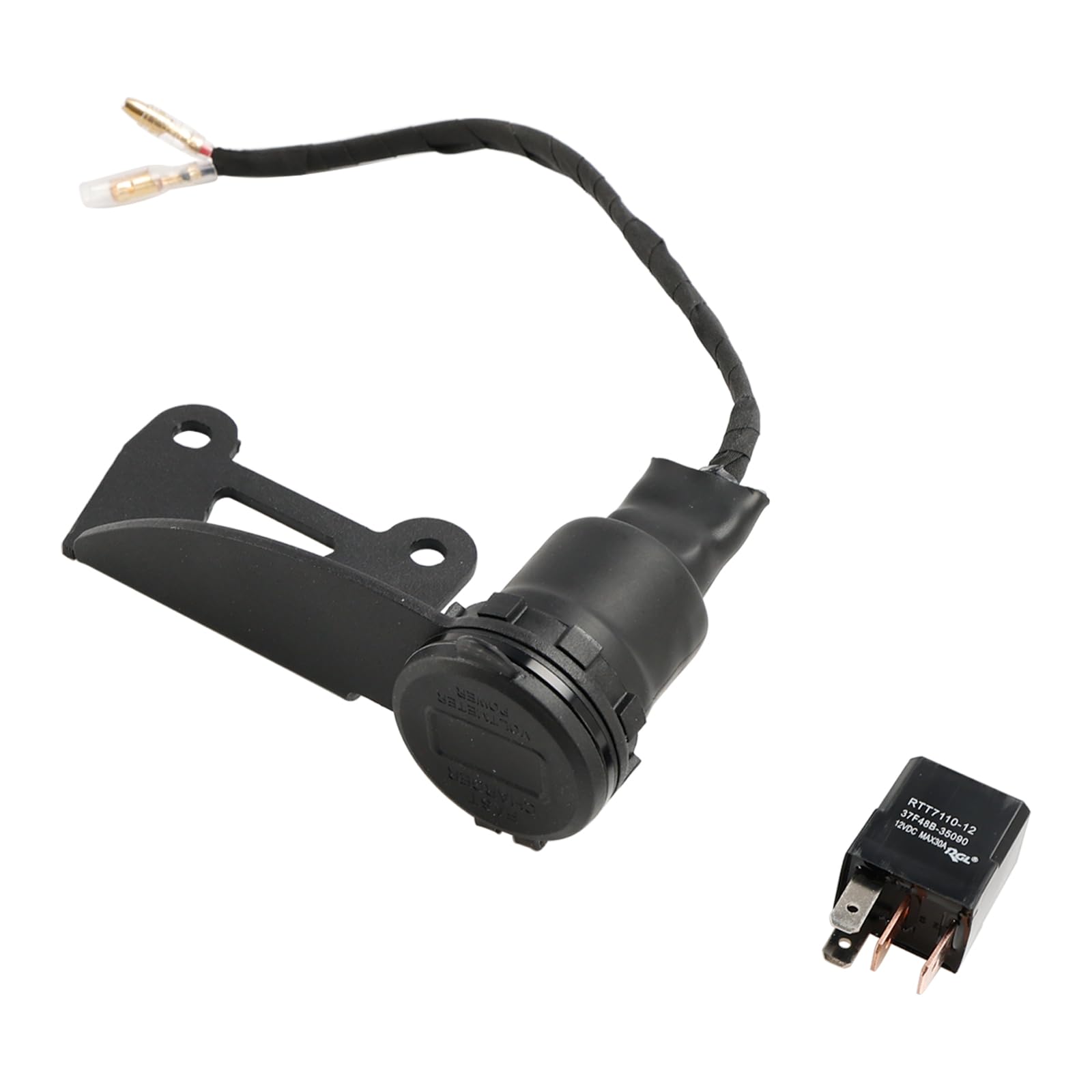 Mad Hornets 12V Socket Charger USB+C Type Quick Fits for Honda Rebel CMX300 CMX500 2022-2024