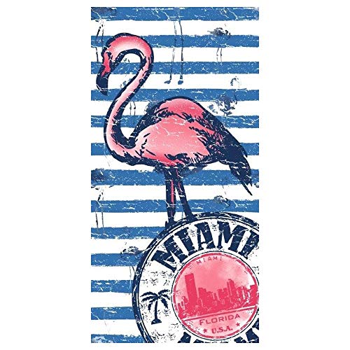 lvl25 Toalla Flamenco de Playa y Piscina. Original y Divertida. Tamaño 150 x 75 cm Cover