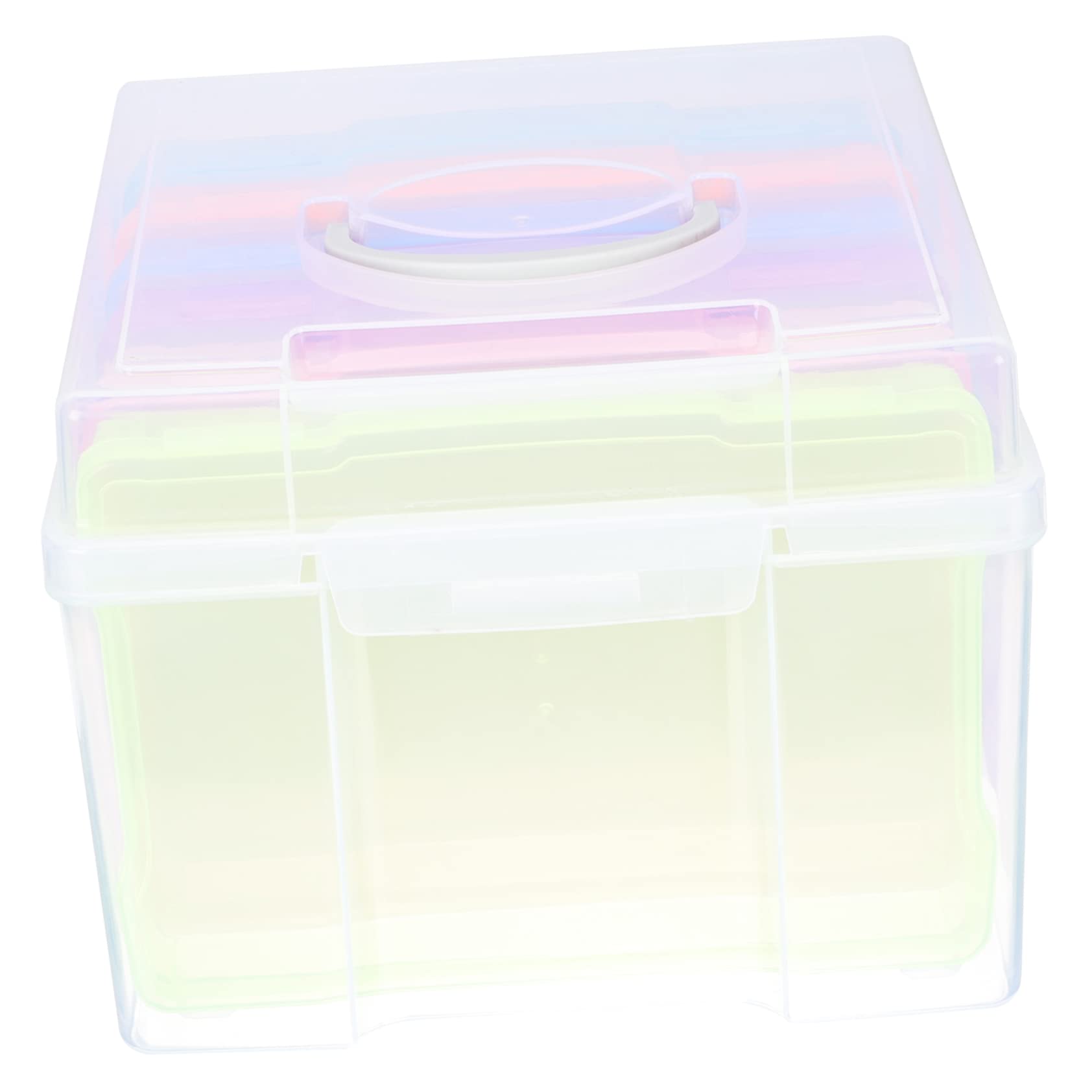 DOITOOL Card Box Organizer Greeting Card Storage Small Object Organizer Household Photo Case