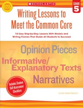 Paperback Writing Lessons To Meet the Common Core: Grade 5 Book