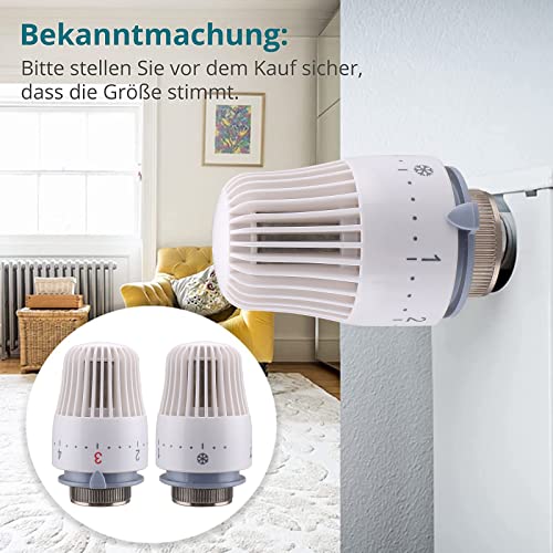 Wengart Thermostatic Radiator Head, M30x1.5, Heating System Temperature Control Head - Image 3