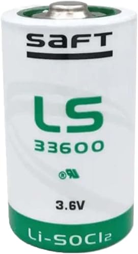 Batería LS33600 de 3.6 V 17000 mAh para Saft LS33600 D de tamaño 3.6 V batería de cloruro de litio