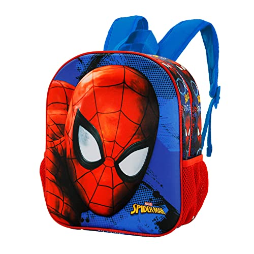 KARACTERMANIA Spiderman Mistery-Mochila 3D Pequeña, Rojo