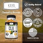Kaya Naturals CLA Capsules – Conjugated Linoleic Acid – Non-GMO & Gluten-Free (180 Count (Pack of 1)) - Image 4