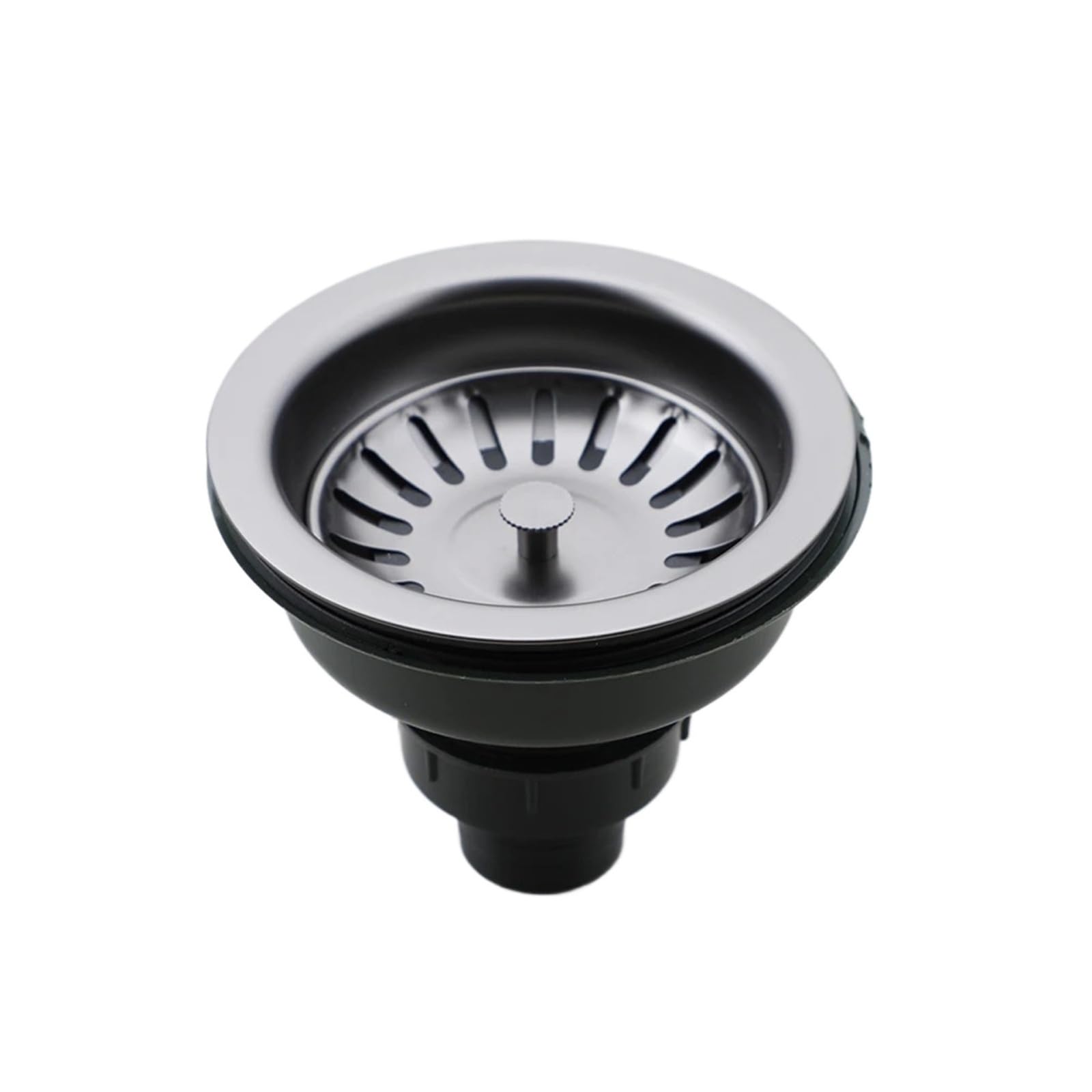Sink Strainer SUS304 Sink Strainer Stopper Kit, Dish Drainer Set(Grey)