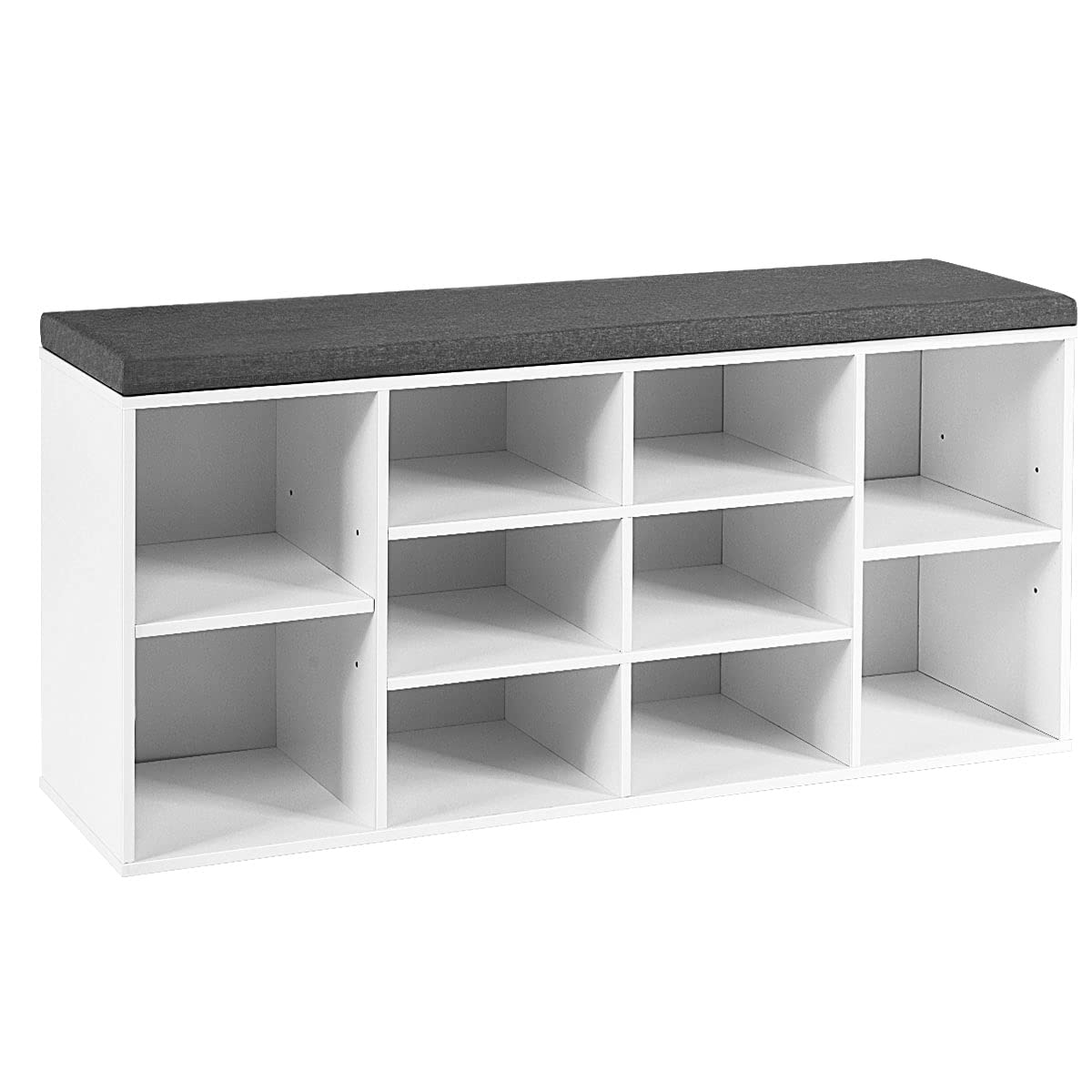 Buy GiantexShoe Storage Bench with Cushion, Entryway Shoe Rack Bench