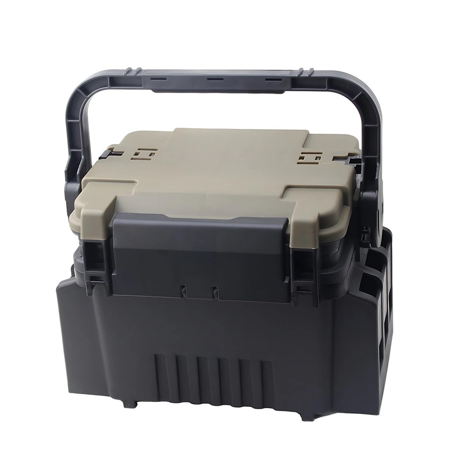 Scatola Porta Attrezzi da Pesca Multistrato, Organizer for Attrezzi da Pesca, Grande capacità, Leggera, con Fessura for Inserimento Canna da Pesca, Accessori da Pesca per ami, Esche