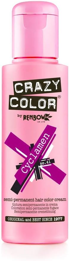 Renbow Crazy Color Semi Permanent Hair Color Cream Cyclamen No.41 100ml