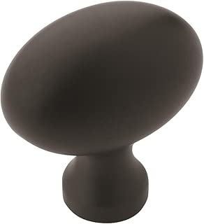 Amerock BP53014FB Allison Value 1-3/8 in (35 mm) Length Flat Black Cabinet Knob - coolthings.us