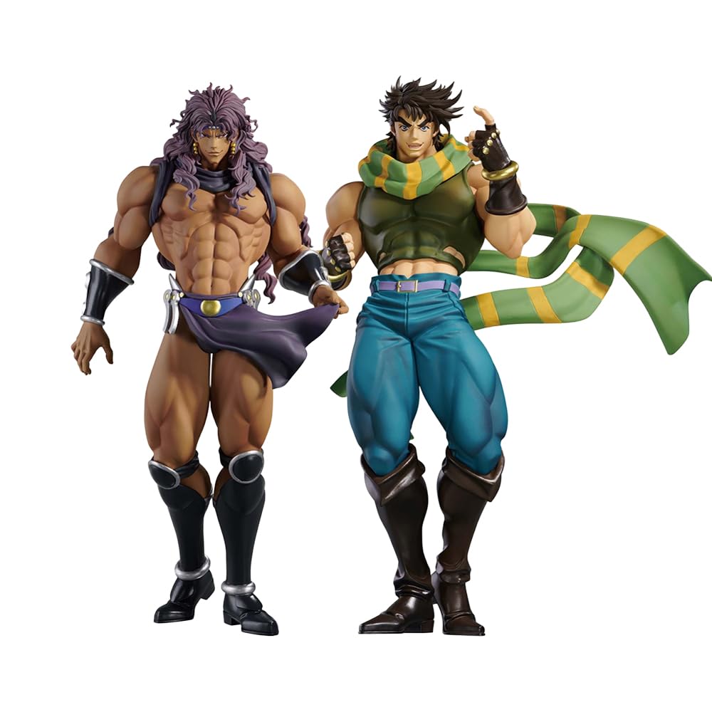 Zhongkaihua JJBA Figures Jonathan Joestar/Pillar Men Kars Action Figure JJBA Figurine Standing Model Handmade Statue Ornaments Collectibles Decorations Gifts 22CM PVC