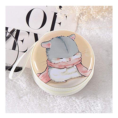 Preisvergleich Produktbild Vektenxi Hamster Runde Geldbörse Kreative Schlüsseltasche Münztüte Ändern Schlüssel Kleine Runde Brieftasche Tragbar und Nützlich