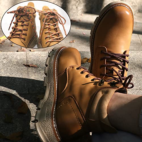 Delele 2 Pair Round Wave Shape Non Slip Heavy Duty And Durable Outdoor Climbing Shoelaces Dark Gray&Black Hiking Shoe Laces Shoestrings-43 #TOP7