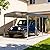 Betterhood 10x15 FT Heavy Duty Metal Carport with Galvanized Steel Roof and Metal Carport Kits, Outdoor Carport Canopy Enhanced Base, Multi-Purpose Extra Large Car Shelter for Car, SUV, Truck and Boat