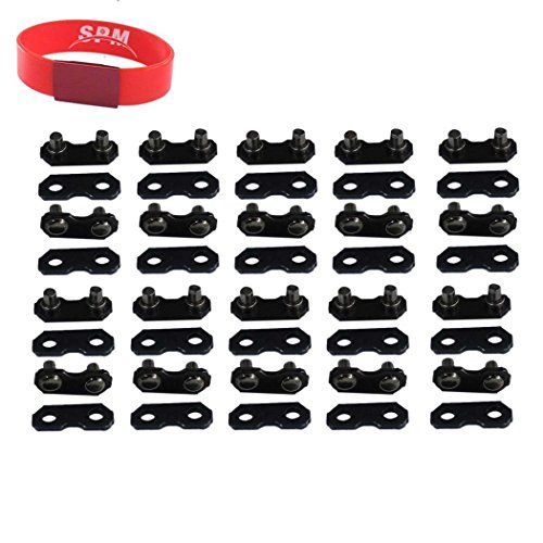 SPM 20 Pack 3/8" 0.375" 050-058 Chainsaw Master Link Repair Preset Tie Straps for Oregon 72 73 Stihl 33R 35R Windsor 50A 58A